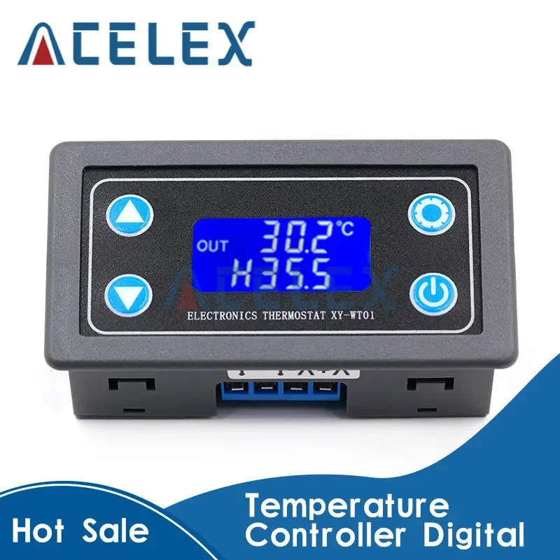 XY-WT01 Temperature Controller Digital LED Display Heating/Cooling Regulator Thermostat Switch