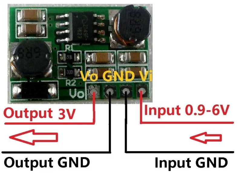 2in1 1.5V 2.5V 3.3V 3.7V 5V to 3V Voltage Buck-Boost DC DC Converter Embed Power