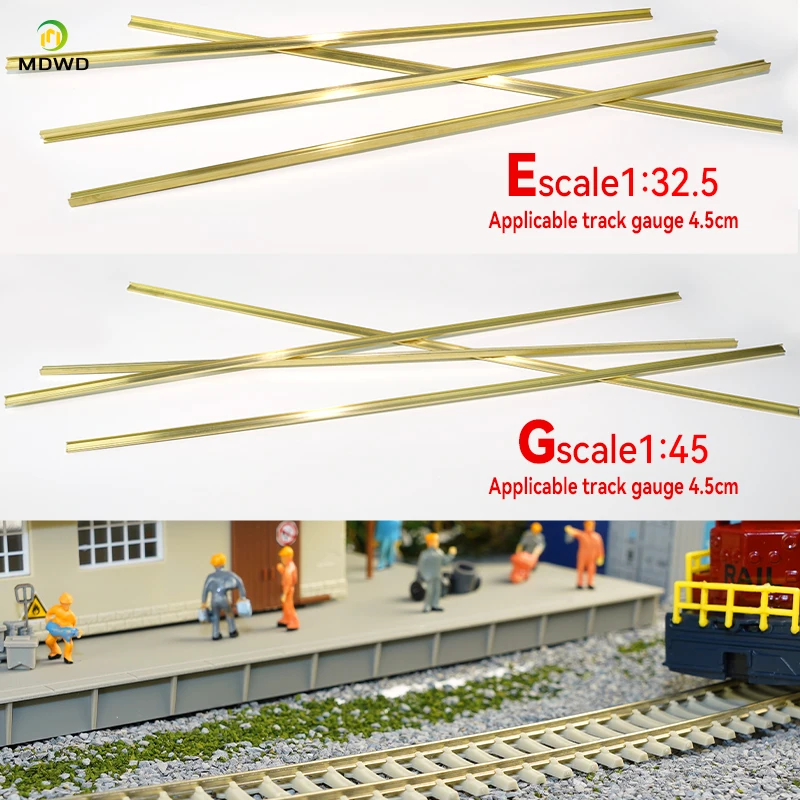50cm G Skala Modell Zug Metall Schienen Für Zug Layout Diorama Eisenbahn Gebäude Bildmaterialien