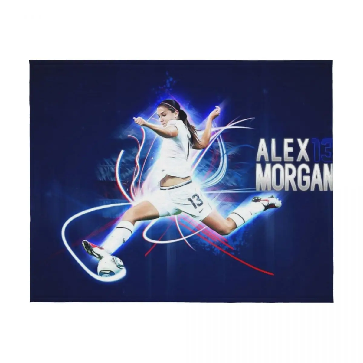 Alex morgan -007 رمي بطانية فاخرة St سرير منقوشة Hairys أفكار هدايا عيد الحب البطانيات #2