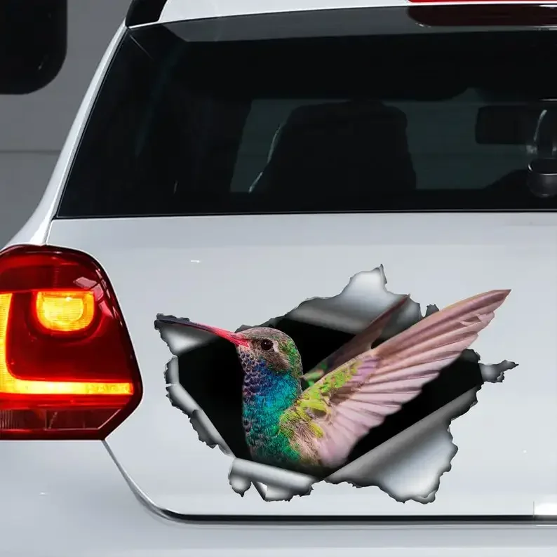 

Hummingbird decal, Hummingbird car sticker, Hummingbird magnet, bird car decal