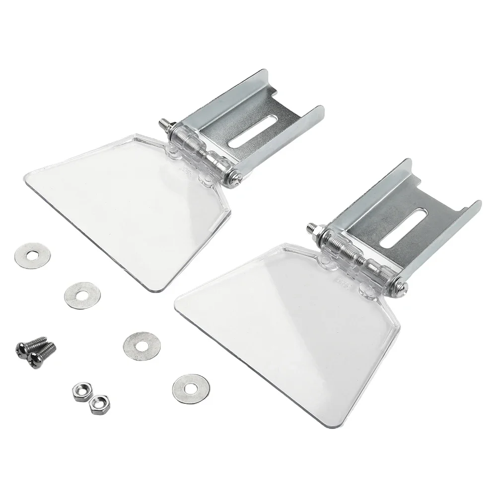 Muslimeye Protection Grinder Guard Bench Safety Shields argento e trasparente per smerigliatrici da banco tipo 125