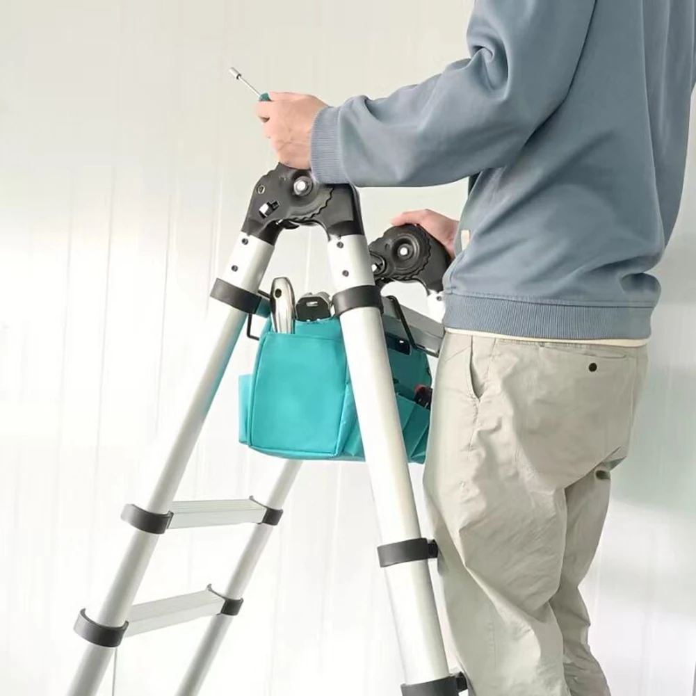Telescoping Ladder Tool Bag Tool Hanging Bag Portable Utility Tools Organizer with Pocket Storage Bag for Carpenter Plumber
