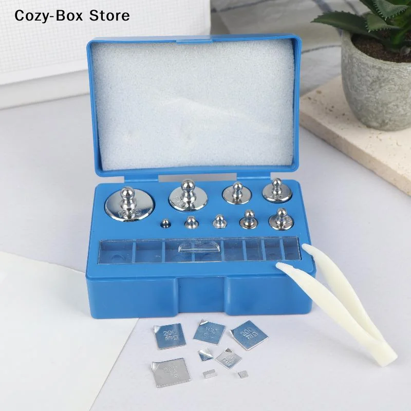 [ZY]17Pcs 10mg-100g Precision Digital Scale Calibration Weight Set Weighting Tools 100g 50g 20g 10g 5g 2g 1g 1000mg Tablet Code