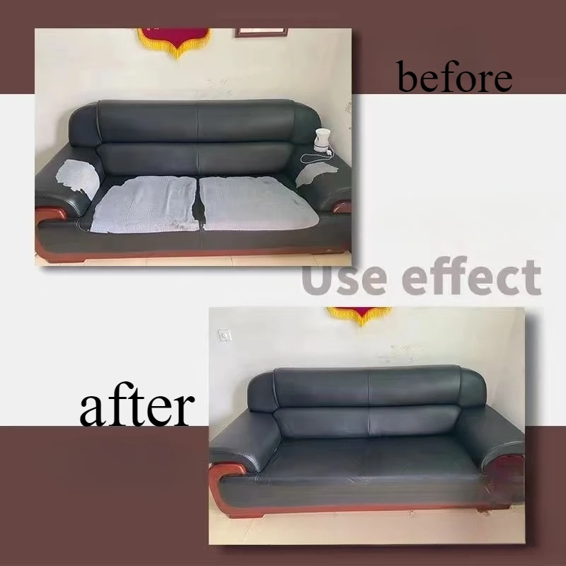 300x50cm Large Area Repair Sofa and Chair Self-adhesive Leather Wear-resistant High Viscosity Patch Litchi Grain Leather