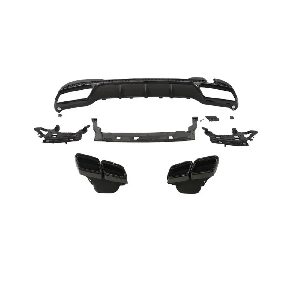 Hot Selling Factory Hot Sale 2016+ for Mercedes-Benz Barbus Style W212 Rear Diffuser and Exhaust Pipe