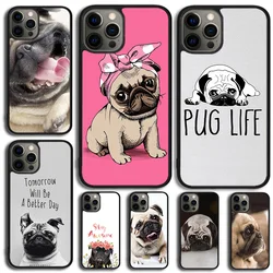 CUTE PUPPY PUG DOG MOPS Phone Case Cover For iPhone 17 Air 16 15 14 SE 2020 11 12 13 Pro MAX Plus