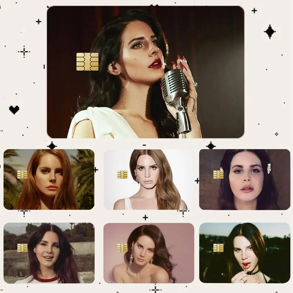 

l-Iana del rey HD Waterproof Card Skins Protective Stickers for Credit Bank Game Cards