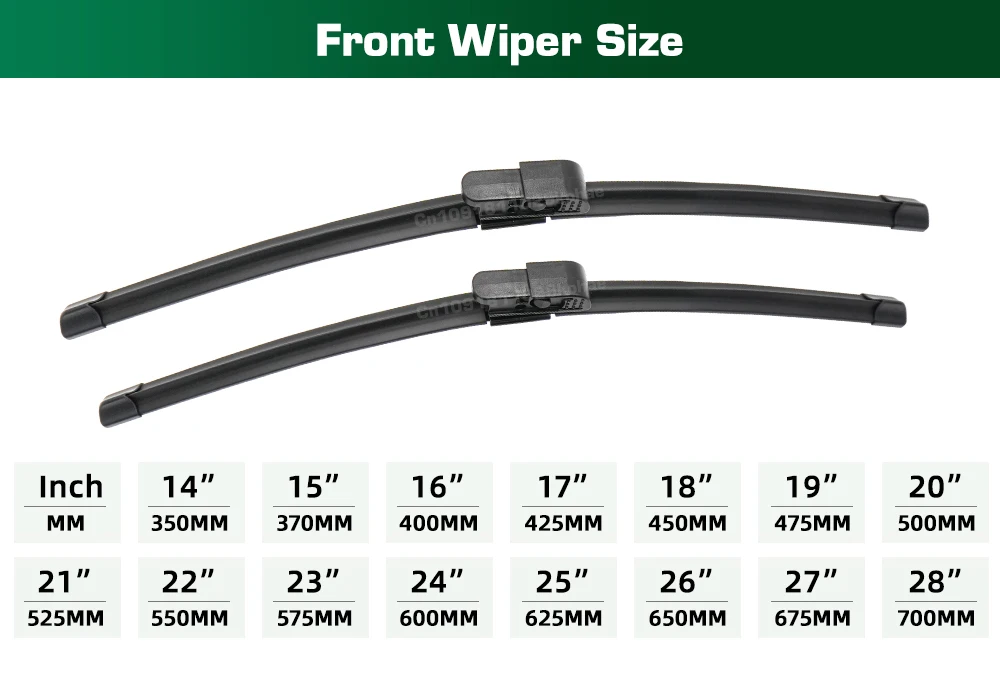 GREATROAD Scheibenwischer LHD & RHD Vorder- und Hinterwischerblätter-Set für Range Rover L322 Vogue HSE 2002–2012 Windschutzscheibe Windschutzscheibe Fenster – Detail 2