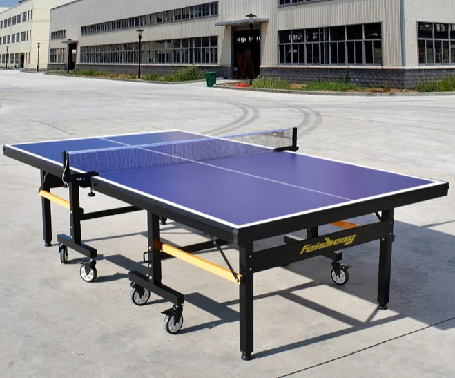 

Professional Movable Indoor Pingpong Table 25mm Foldable Table Tennis Table