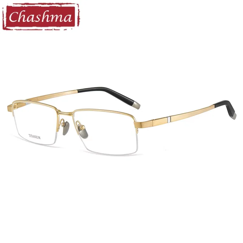 

Chashma Prescription Glasses Men Pure Titanium Top Quality Optical Eyewear for Recipe Lenses Progressive Gentlemen Spectacles