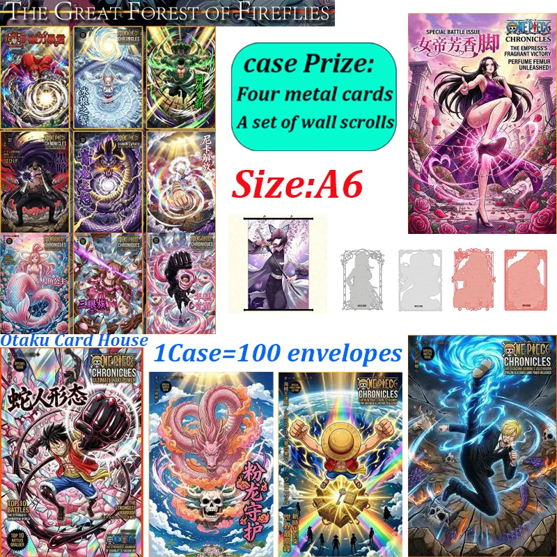 2026 One Piece Cards Blazing World Chronicle Collection Limited Edition A6 Big Art Cards Full Case Wholesale