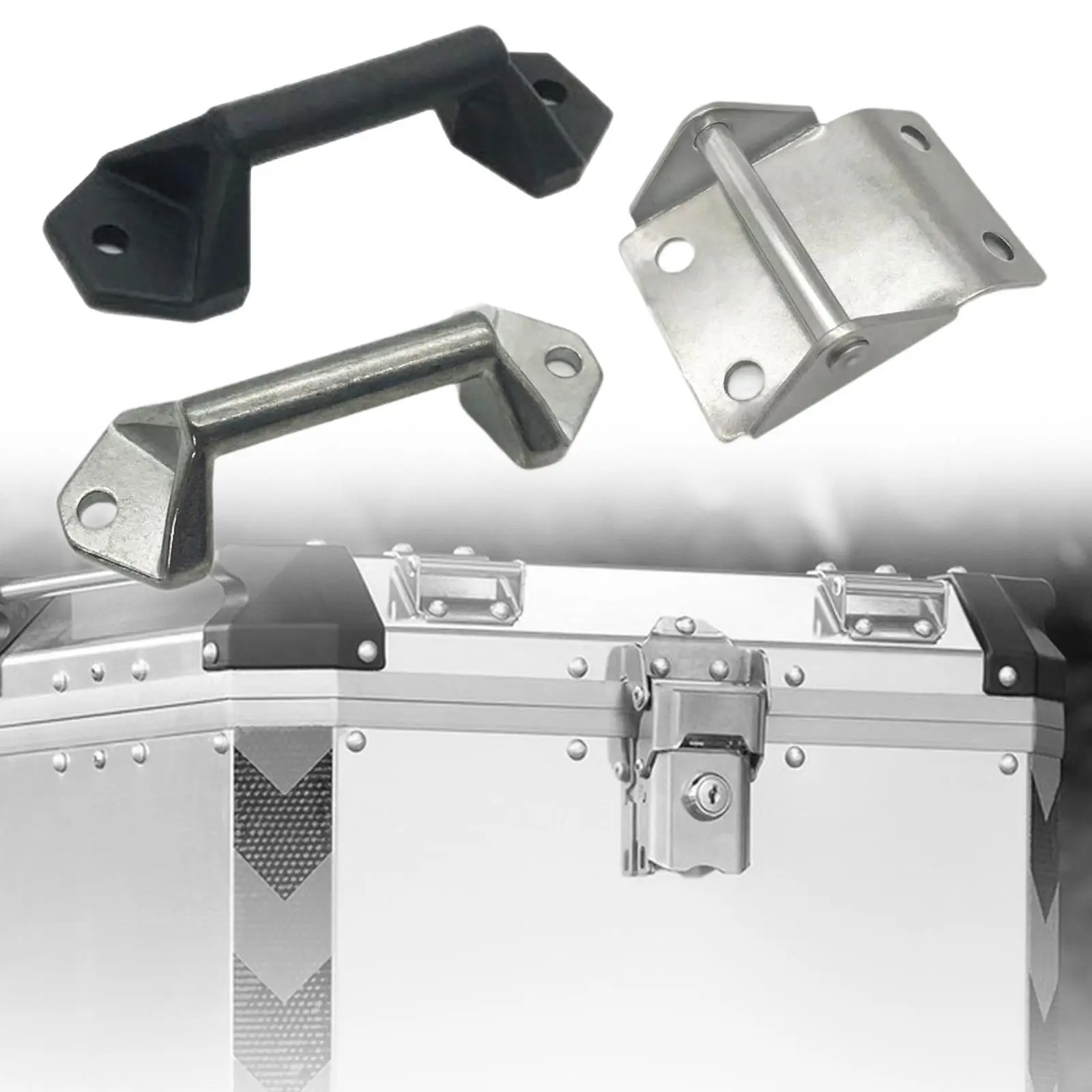 

2 Pieces Side Box Hooks Rope Buckle Tool Box Motorcycle Toolcase Trunk Bag Portable Stable Professional Pannier Tie Down Hook