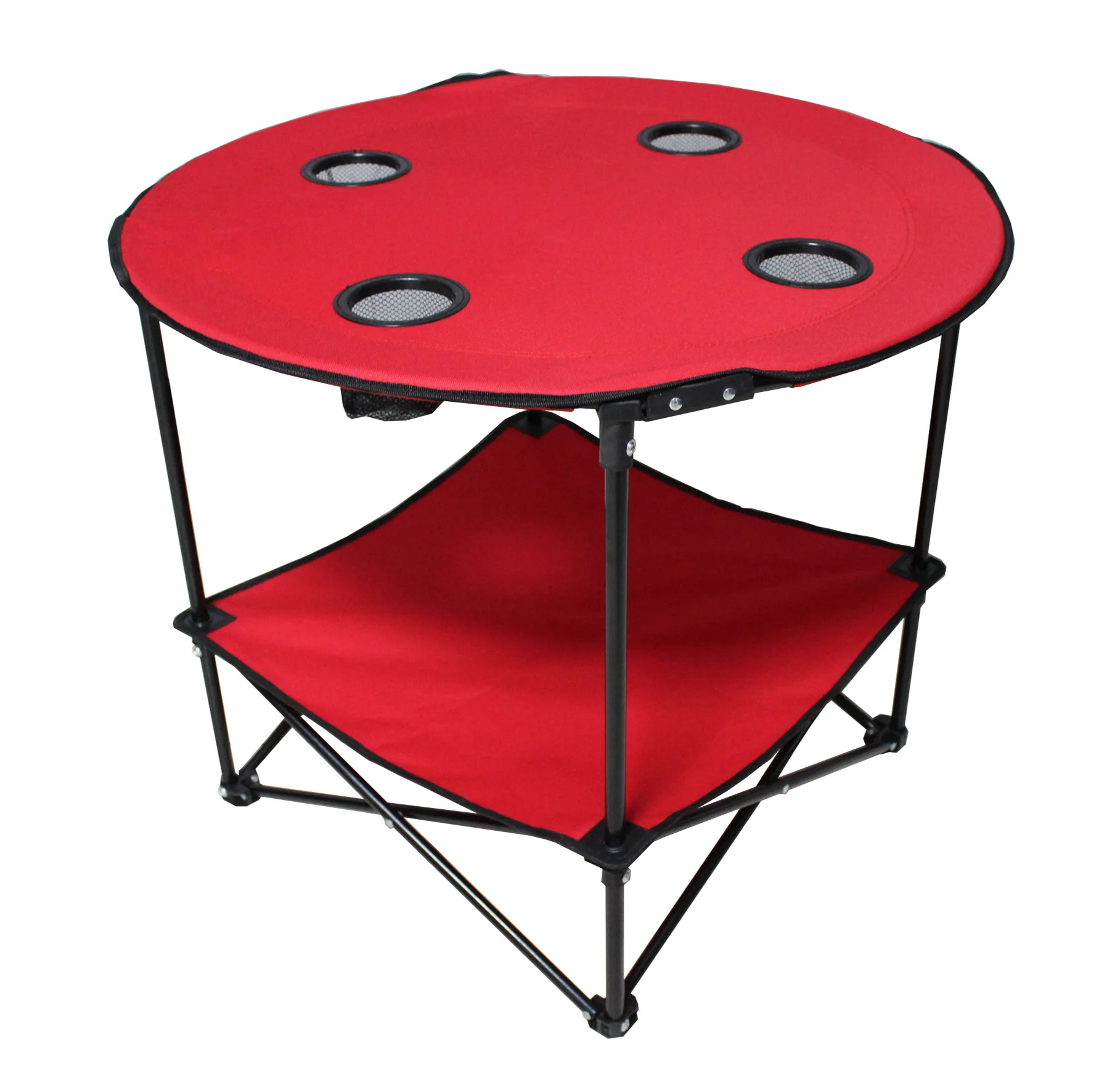 Wholesale Portable Camping table Barbecue Round Folding table Outdoor tables