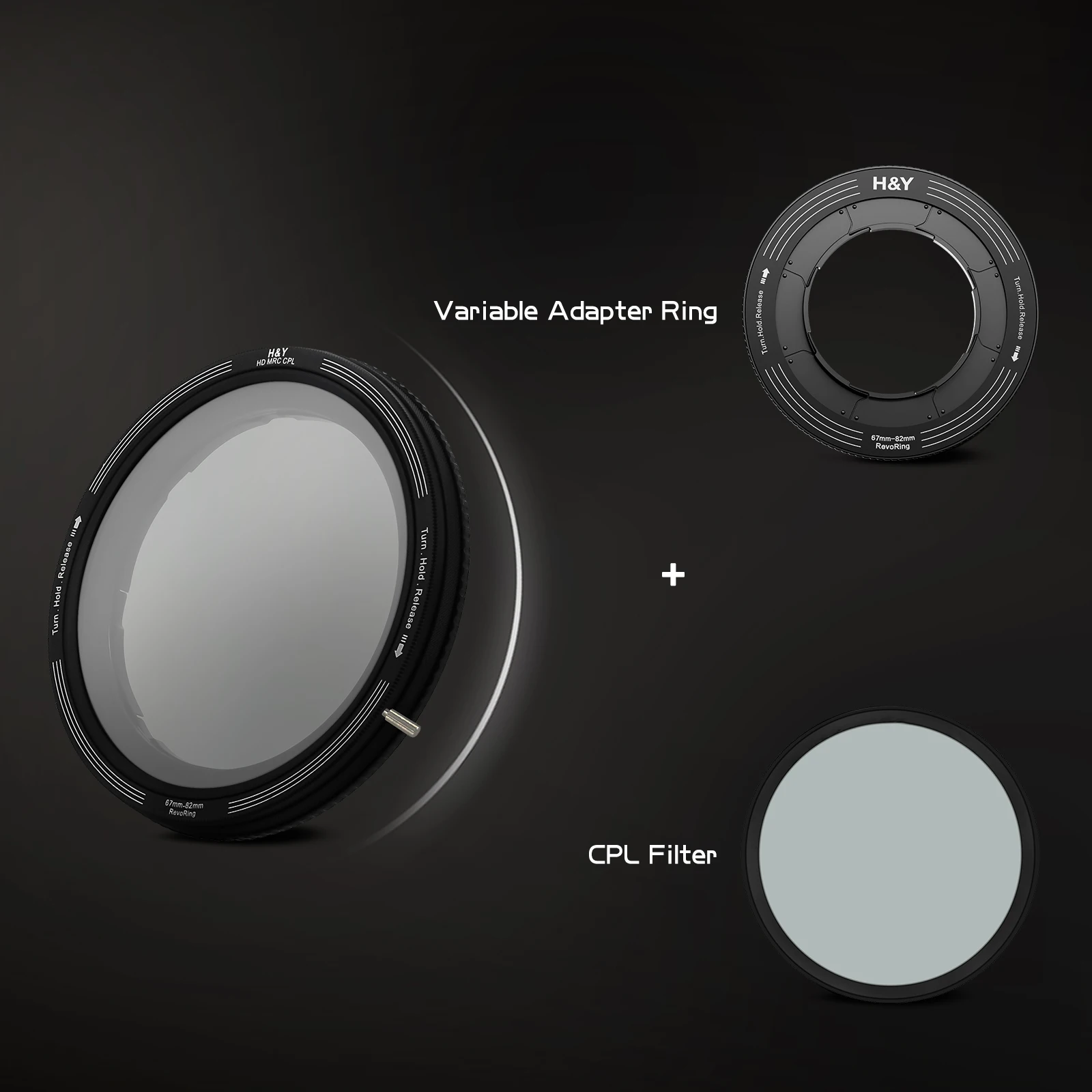 H&Y RevoRing Camera Lenses MRC CPL Filter Circular Polarizers Filters 46-62mm 58-77mm 67-82mm