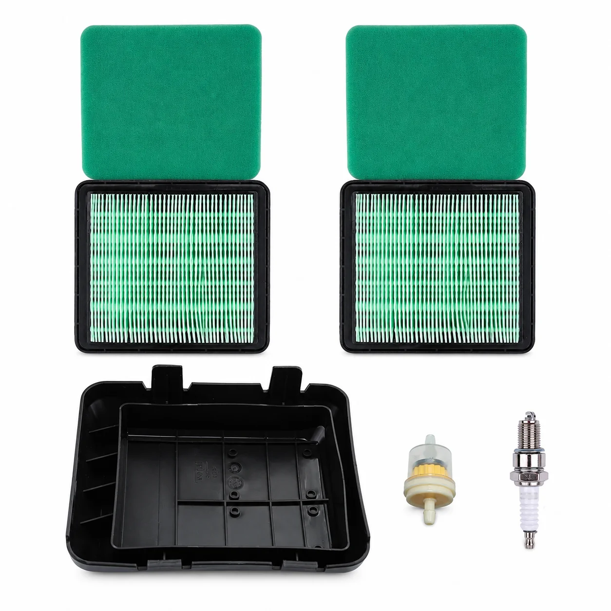 Air Filter Spark Plug Fuel Filter Cover Kit For Honda GCV135 GCV160 GCV190, HRB216 HRB217 HRR216 HRS216 HRT216 HRX217 Lawn Mower