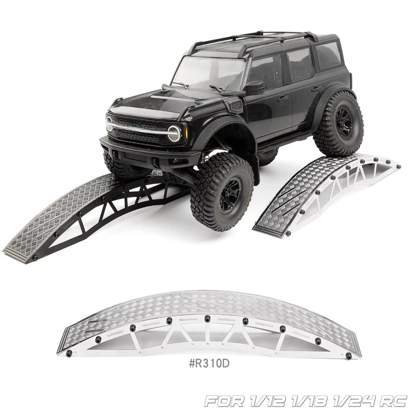 

Simulated Roadblock Single-sided Bridge Cross-axis Scene Steep Slope Arch Bridge for 1/12 1/18 1/24 RC Crawler Car TRX4M SCX24