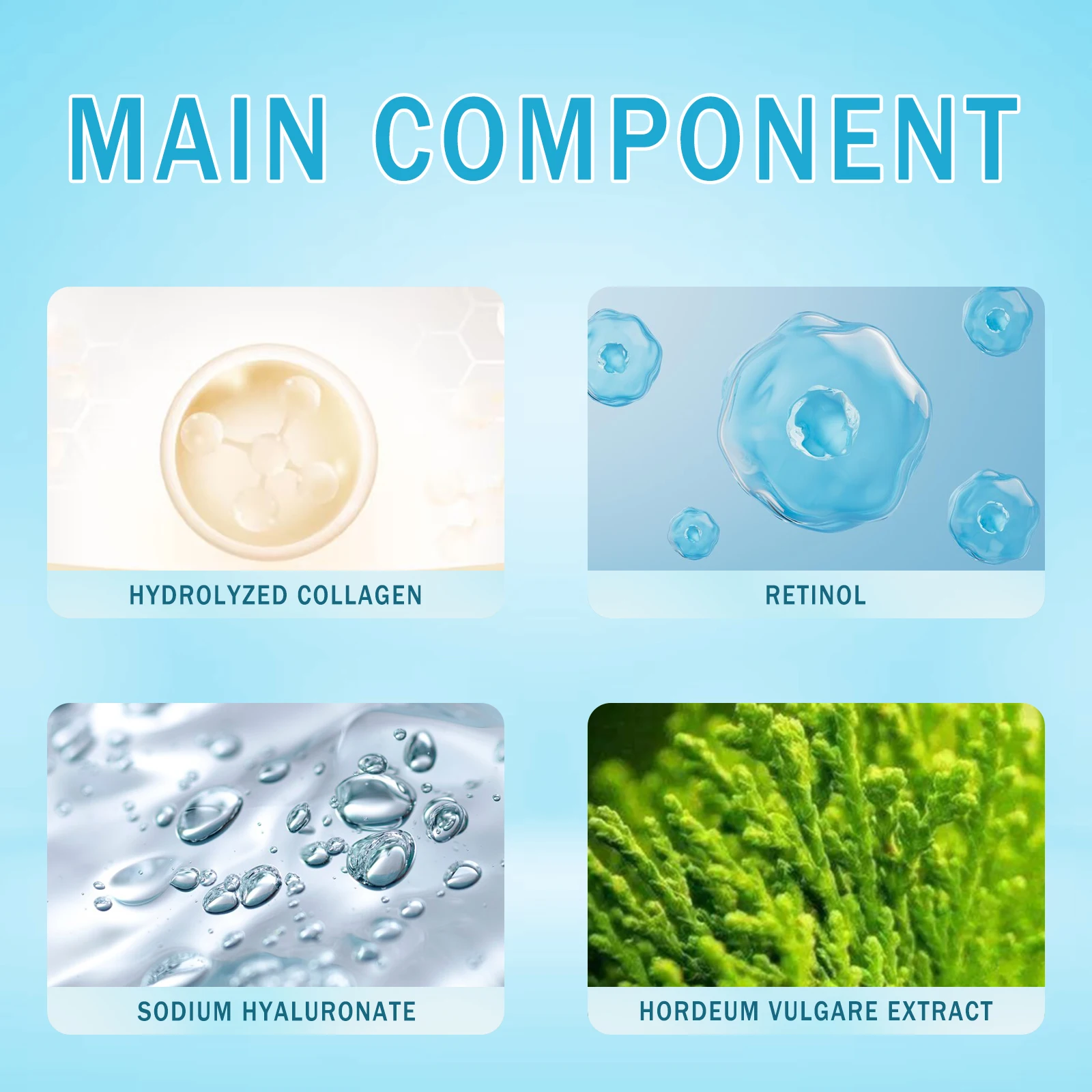 60 maski pod oczy z kolagenem i retinolem - nawilża, ujędrnia, odżywia, wygładza skórę, odpowiednie dla wszystkich typów skóry