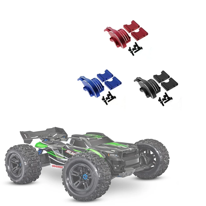 Suporte diferencial central de alumínio capa diff 9584 para 1/8 traxxas trenó 95076-4 rc carro atualizações peças acessórios