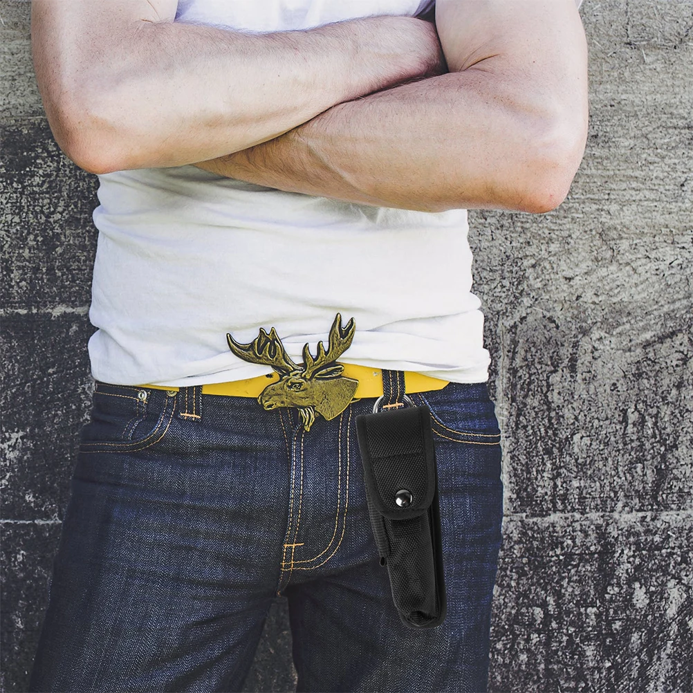 

2Pcs Flashlight Holder Nylon Flashlight Pouch Wear-Resistant Multi-Function Bag Outdoor Camping Portable Light Case