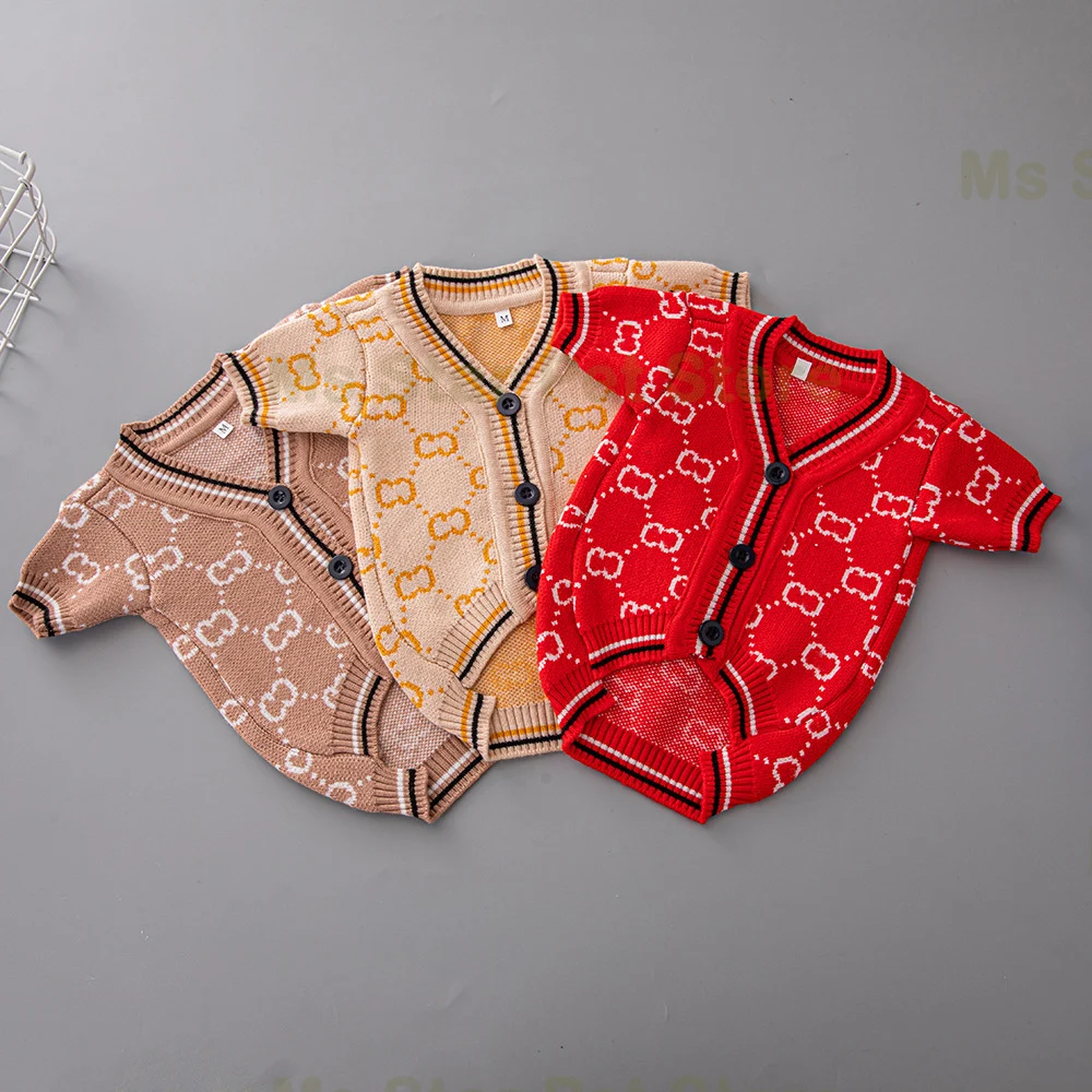 

Autumn and Winter Thickened Pet Sweater Fadou Schnauzer Small and Medium sized Dog Luxury Dog Clothing Cat and Dog Clothing Coat