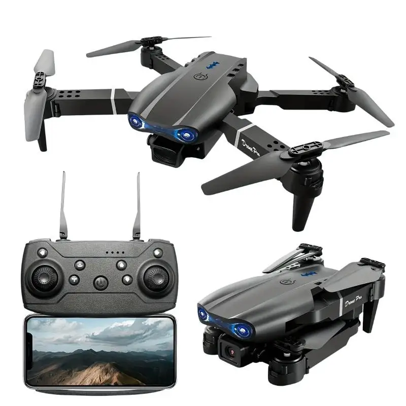 RC Drone 4K HD Dual Camera 5G WIFI FPV Foldable Quadcopter with Height Hold LED Lights Gift