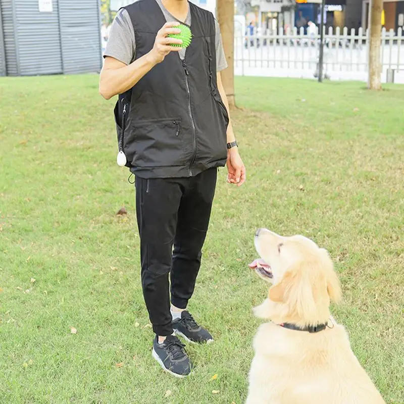 

Training Dog Vest Dog Handler Protective Vest Side Adjustable Button Design Dog Trainer Clothes For Sports Fishing Dog Training