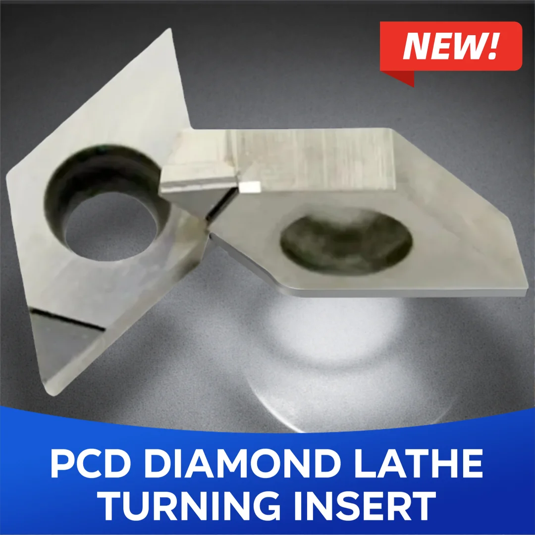 1pc PCD Diamond Lathe Turning Insert DCMT DCGT070202 DCGT11T304 CNC Carbide Cutter for Aluminum Brass Graphite Processing