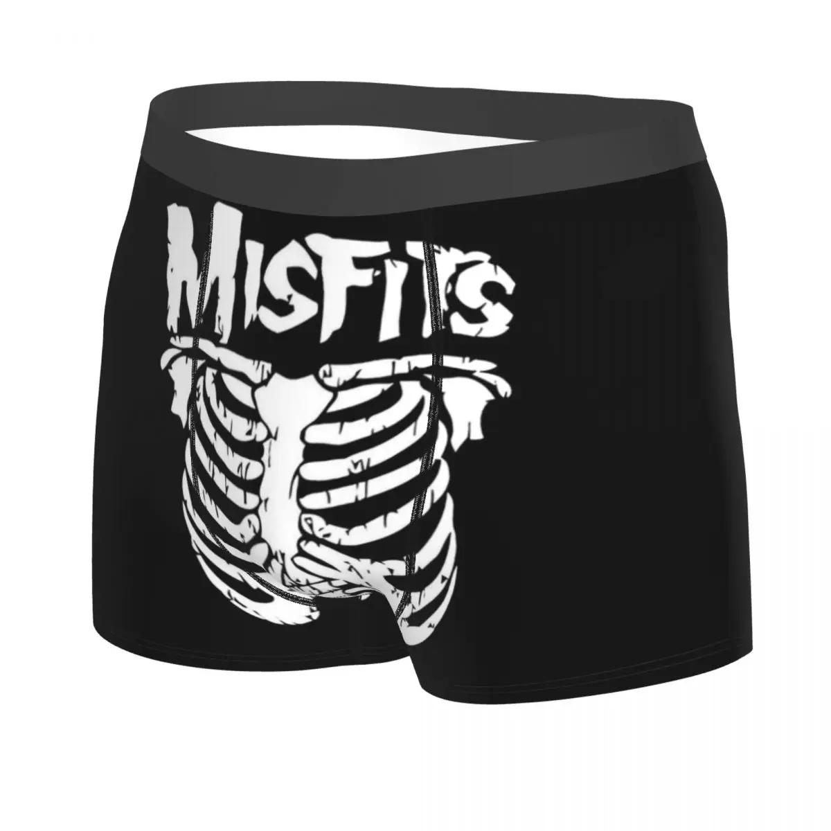 Misfits Skull Men's Boxer Briefs special Highly Breathable Underpants High Quality 3D Print Shorts Gift Idea