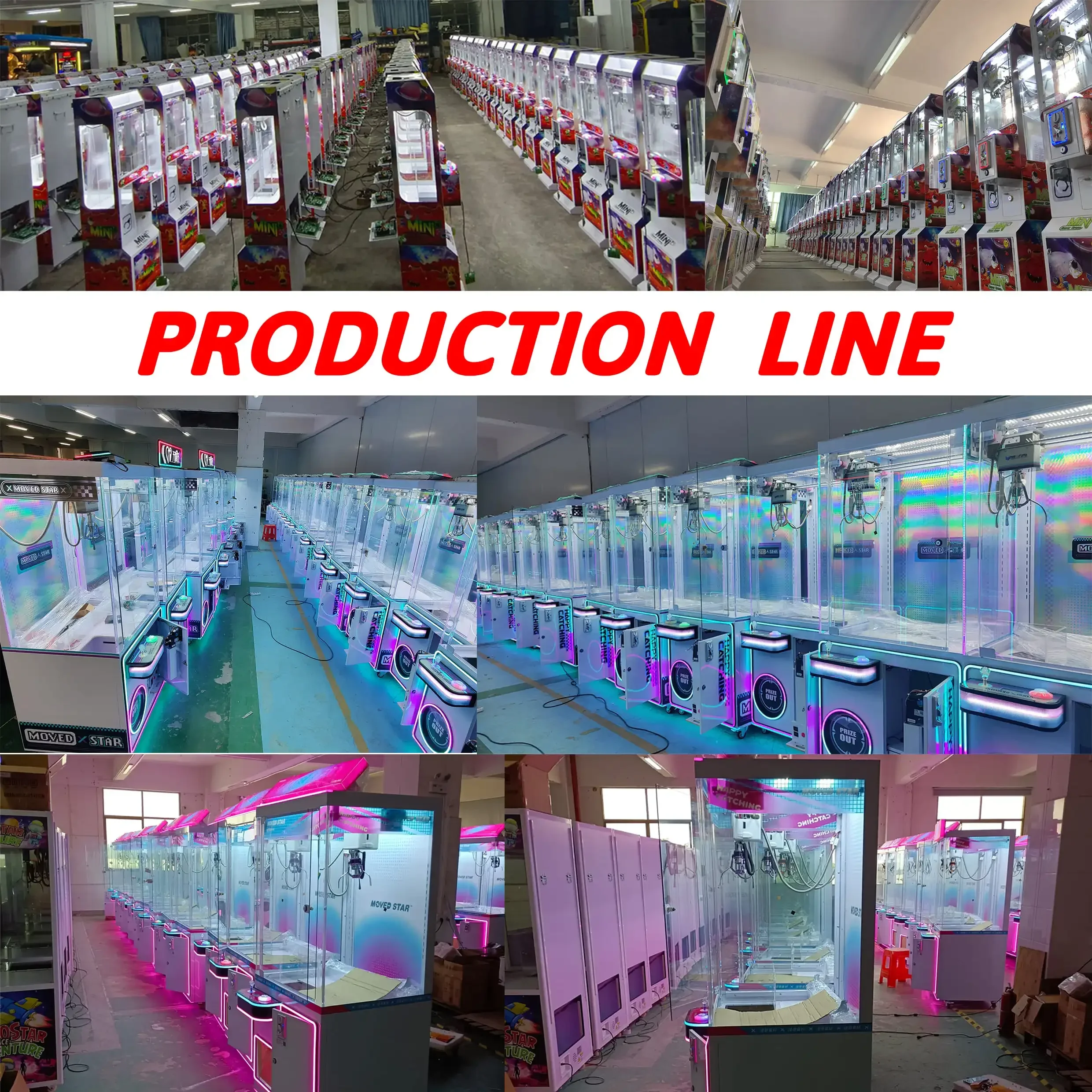 Cheap Amusement Park Coin Operated Game Machine Toy Vending Arcade Claw Crane Machine Claw Machine With Bill Acceptor