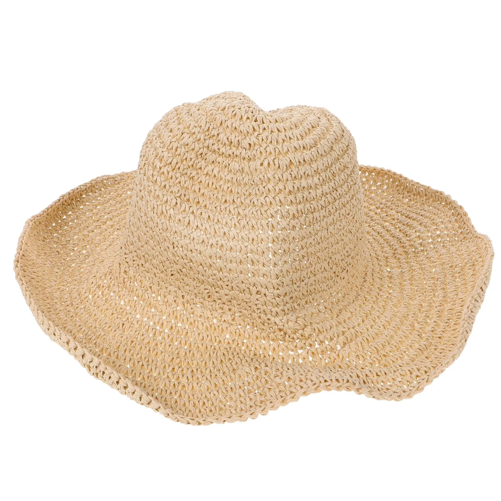 

Braided Beach Women Gardening for Sun Womens Travel Foldable Acrylic Hats Summer