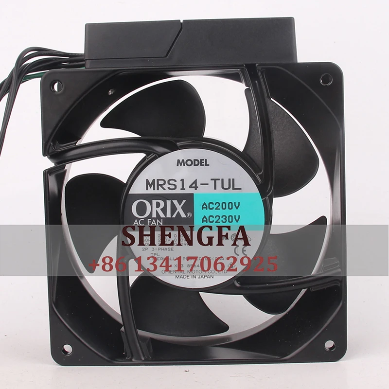 

ORIX ACMRS14-TUL Cooling Fan 200/220/230V DC EC 140X140X45MM 14CM 14045 Ball Bearing Axial Flow Centrifugal Ventilation Exhaust