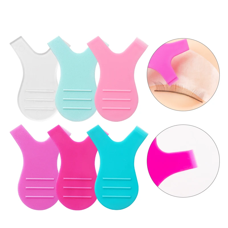 30 Uds Y herramienta de elevación de pestañas cepillo de pestañas en forma de Y cepillo de elevación de pestañas cepillo de elevación de pestañas de injerto de silicona para limpieza de extensiones de pestañas