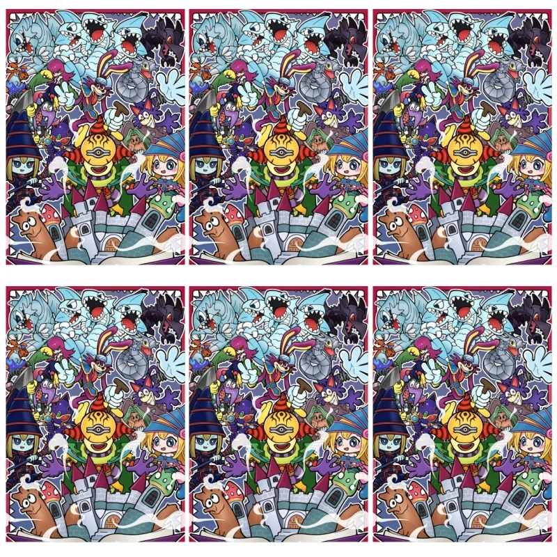 Yu-Gi-Oh! Toon World Theme Q Version Diy Card Holder TCG Blue-Eyes Toon Dragon Toon Harpie Lady Game Card Protective Cover Gift