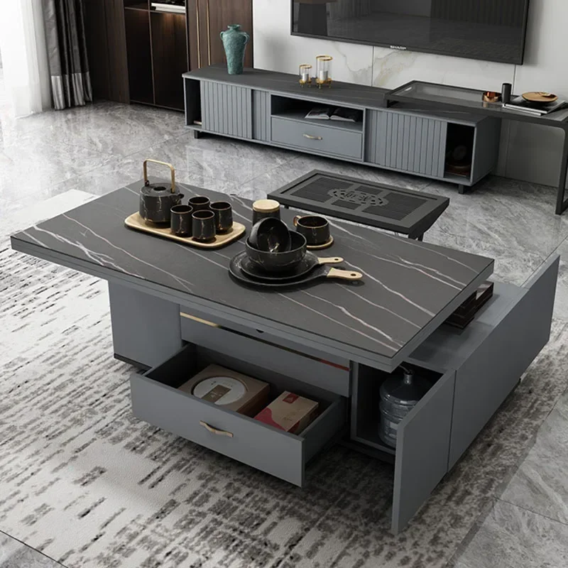 

Multi Function Lift Top Coffee Table Modern Luxury Living Room Storage Coffee Table Unique Simple Muebles Auxiliares Furniture