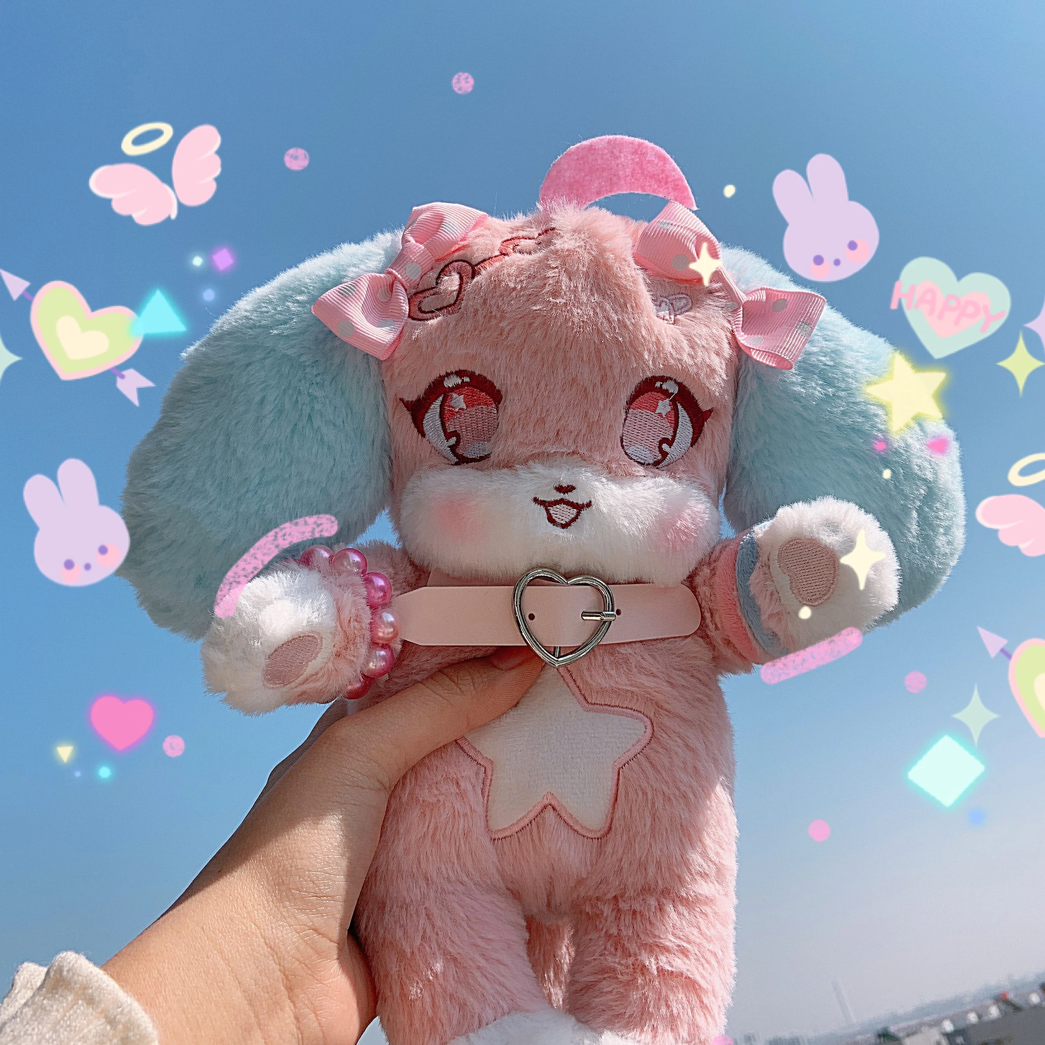 2025 New Original Design Spice Girl Blume Girl Lolita Doll Bag Dopamine Plush Bag