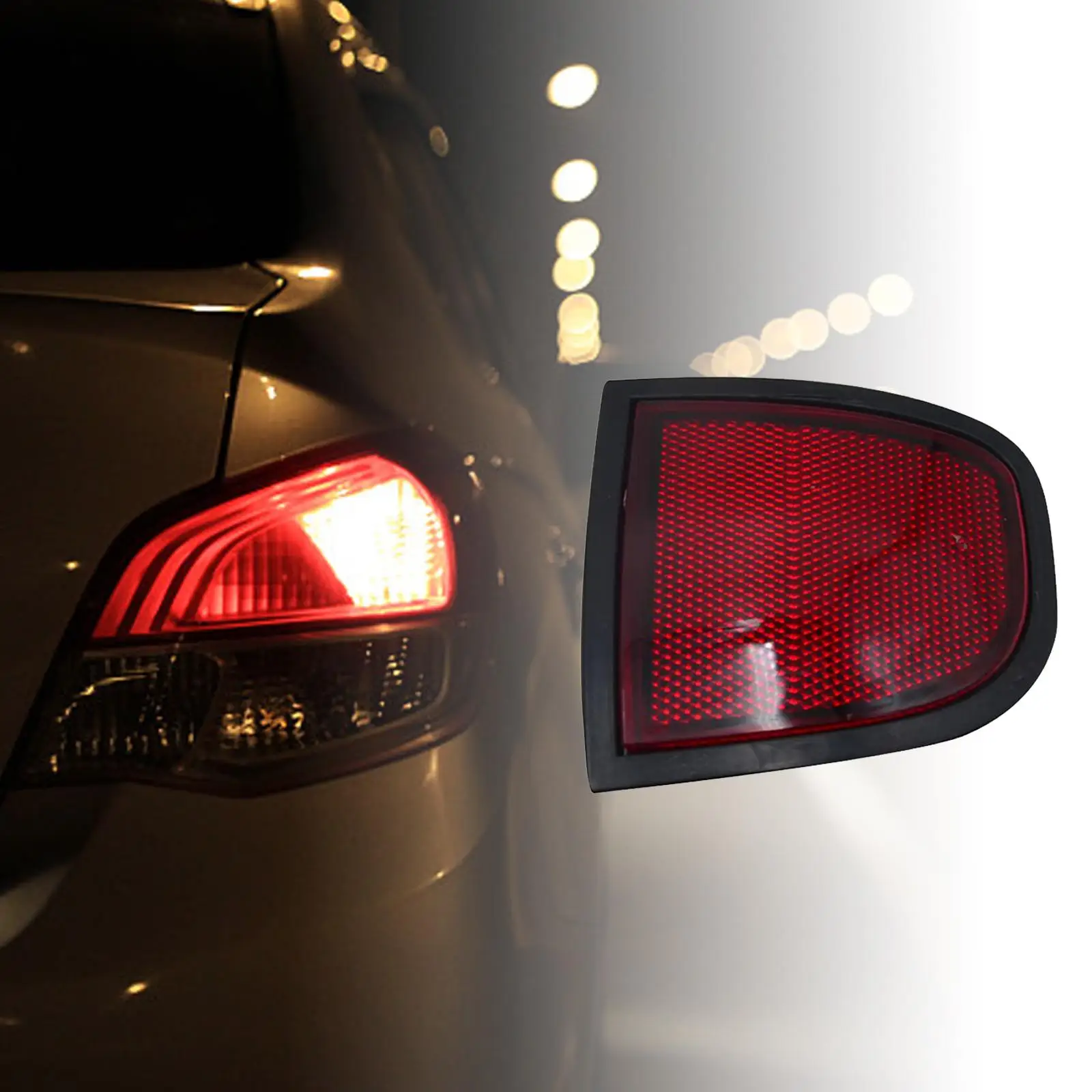 

Задний бамперный светоотражатель, прочный красный пластиковый фонарь для Mitsubishi L200 KB4T 2.5 DID 06-16