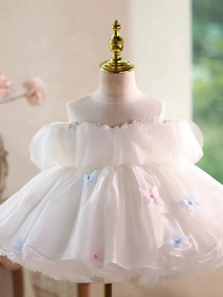 Hochwertige Kinder-Abendkleider für Mädchen, für Klavierauftritte, Geburtstage, Hochzeiten, Blumenmädchen A5039 Großhandel Mädchen-Abendroben – Detail 3