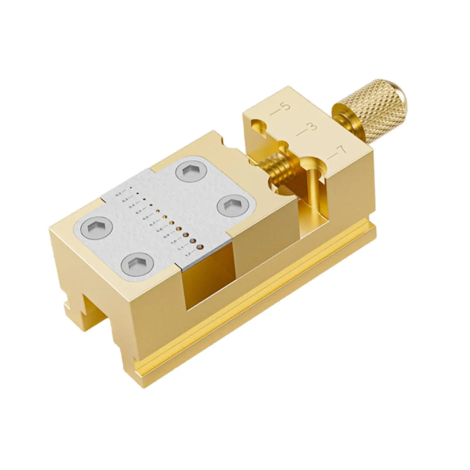 

Watch Repair Tool Brass Table Vise Crown Holder Bench Clamp for Fixing Watches and Pin Stem Repairs