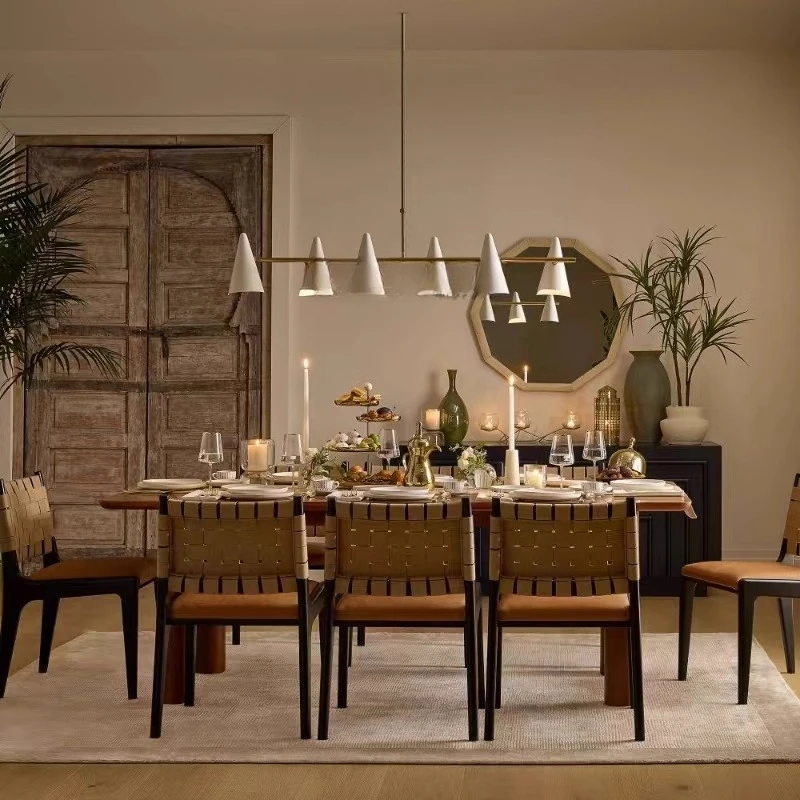 Designers Minimalist Multi-Heads Ceiling Pendant Light for Living Rooms Dining Table Villas Restaurants LED Chandelier Luminaire