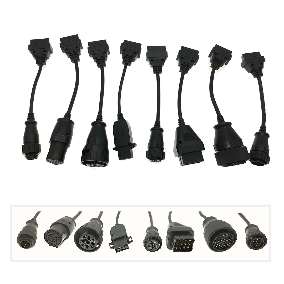 Truck diagnostic cable total 8 Autocom Delphi DS150 truck cable