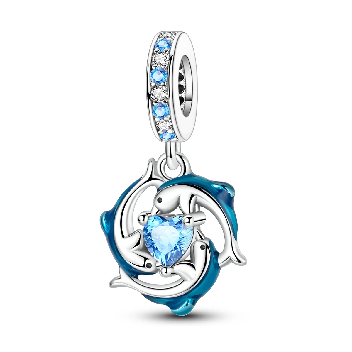 925er Sterlingsilber-Anhänger Sommer-Schildkröte Walhai Seepferdchen Delfin Seestern Anhängerperle passend für Armband DIY für Damen Schmuck