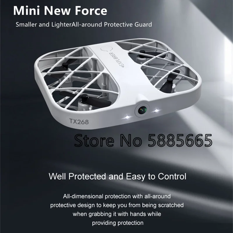 Mini importateur télécommandé portable WiFi FPV, 8K HD, mode sans sauna, vol stationnaire intelligent 2.4G, télécommande fermée, contrôle RC Quadcopter