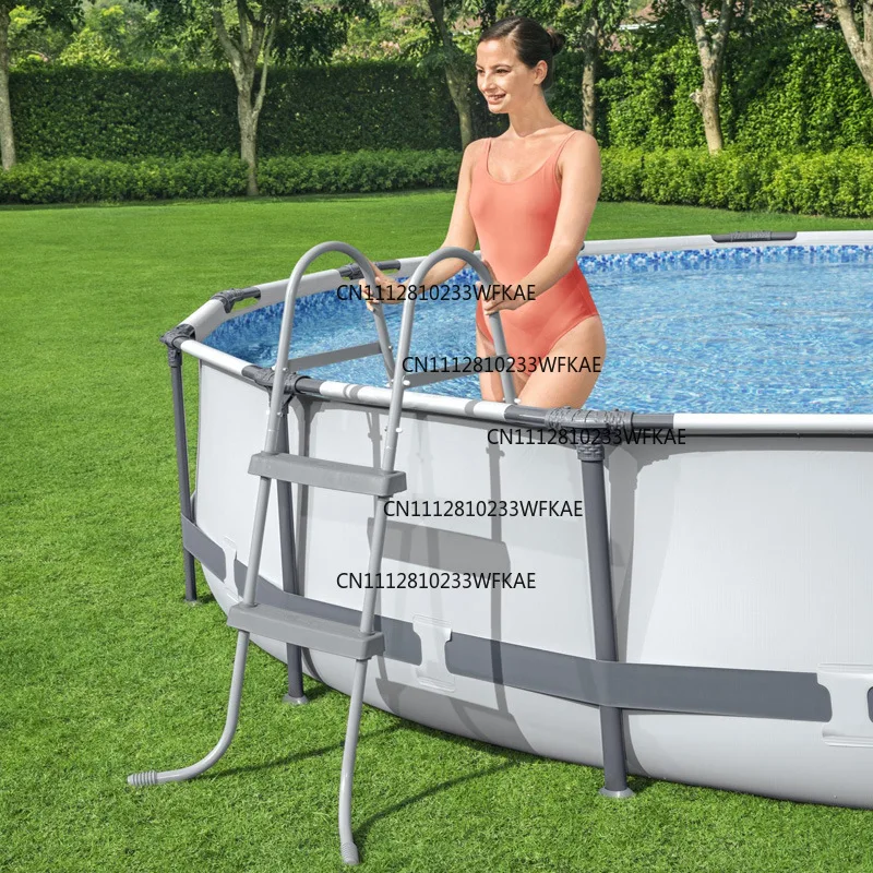 Swimming pool escalator Pool ladder Double-sided escalator Swimming pool matching ladder 84cm91cm1.07m