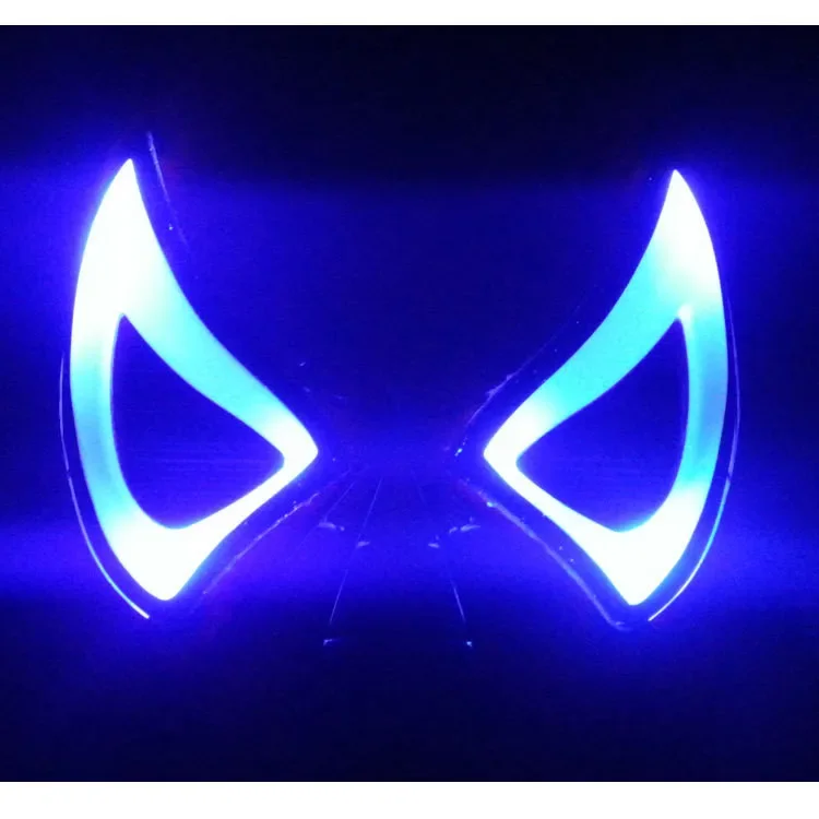 Cosplay Spider Man Vliegende Schotel Launcher Handschoen Led Licht Masker Sets Kostuum Verkleedpartij Anime Podiumshow Rekwisieten Cadeau