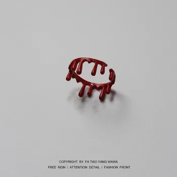 2024 남녀공용 생일 파티 쥬얼리 링, 블랙 링, 스트리트 니치, 개성, 크리에이티브 트렌드, 심플한 패션, 신상 