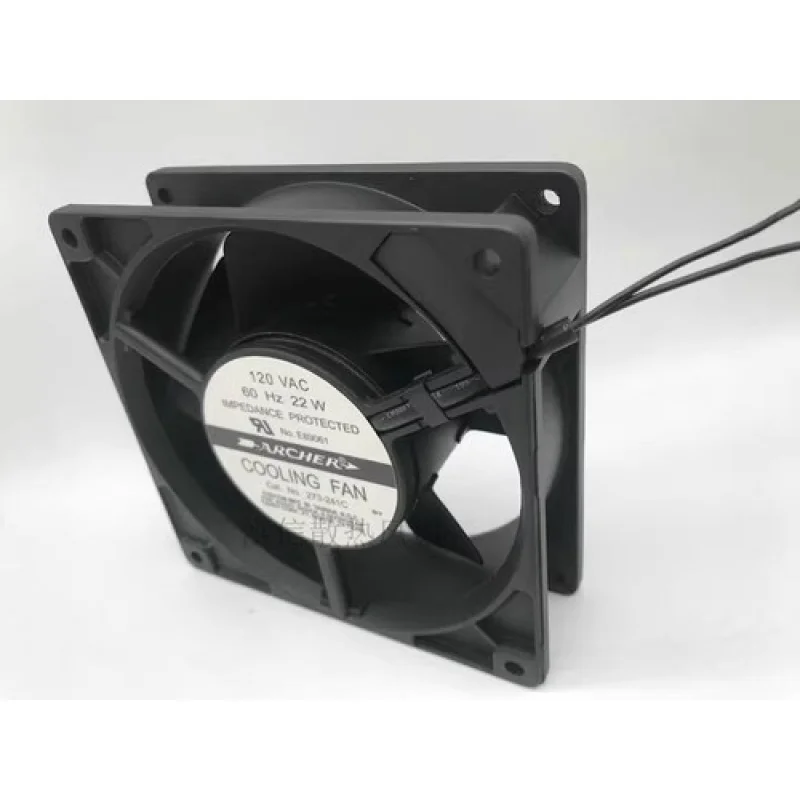 

Y 1 шт., 120 В переменного тока, 60 Гц, 22 Вт, ОХЛАЖДАЮЩИЙ ВЕНТИЛЯТОР 273-241C, 12 см, охлаждающий вентилятор