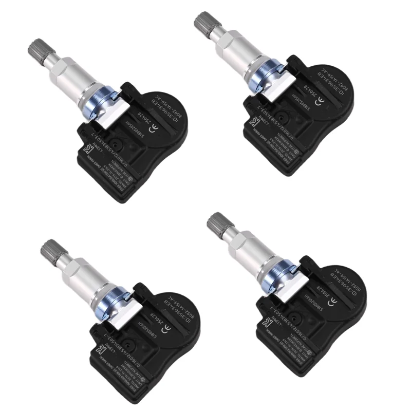 A73X-4PCS TPMS Tire Pressure Monitor Sensor 433Mhz For Ford S-Max Mondeo 8G92-1A159-AC 8G92-1A159-AB 8G92-1A189-KB
