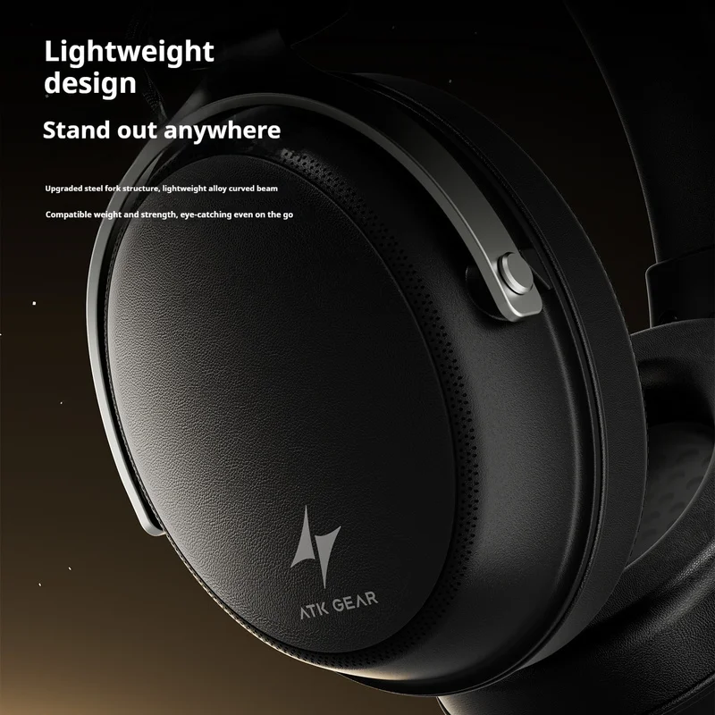 ATK N9 سلسلة سماعة الألعاب اللاسلكية رباعية الوضع 53 مللي متر ديناميكية سائق سماعات ثلاثية الأبعاد المحيطي المكاني الصوت مرحبا فاي سماعات الموسيقى