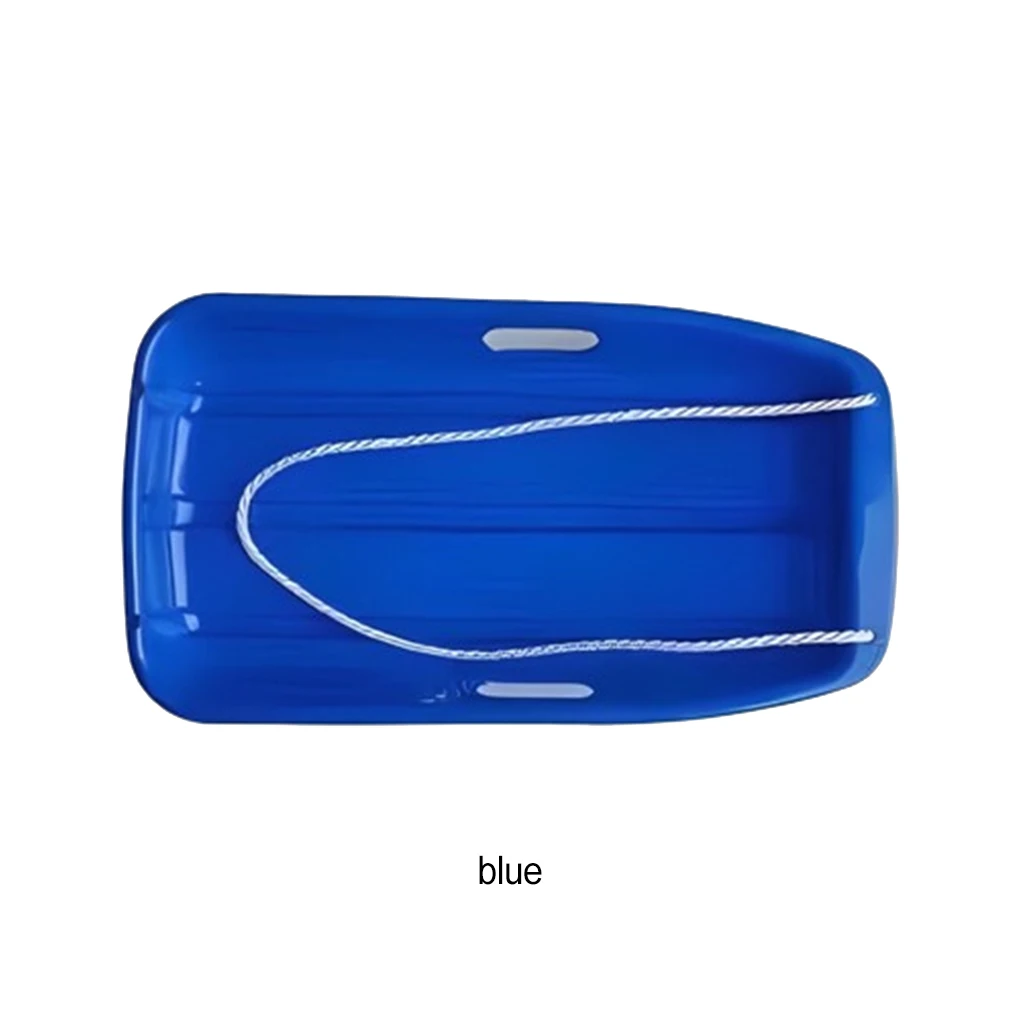 Large Plastic Skis Adults Board Sand Sliding Brake Sled Snow with Rope